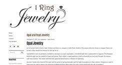 Desktop Screenshot of 1ringjewelry.com